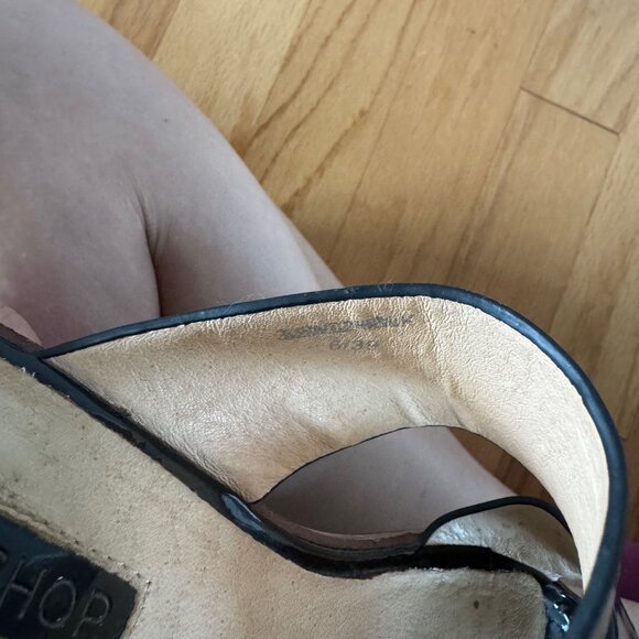 Topshop Rodeo Strippy Wedge Size 6/39 - Picture 3 of 6